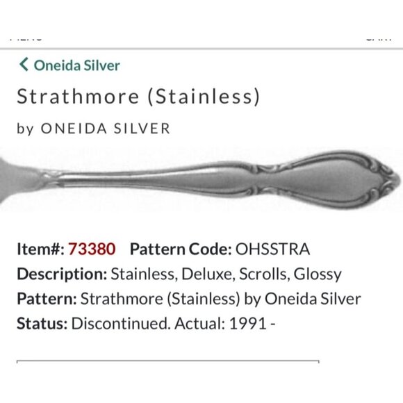 Oneida Silver Strathmore Stainless Steel Dinner Knives Set Of 4 flatware - Picture 2 of 4